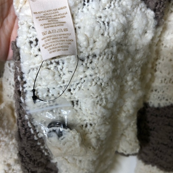 Free People Cuddle Bear Rugby Stripe Cardigan S - Picture 5 of 12